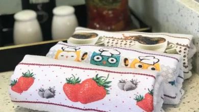 Como limpar pano de prato encardido