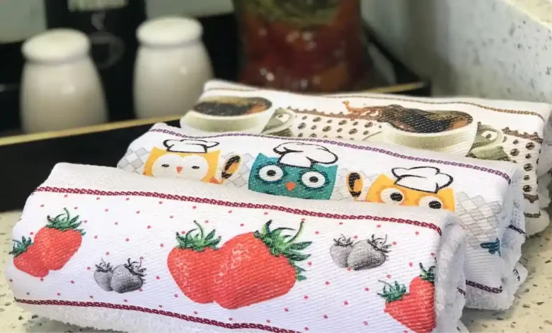 Como limpar pano de prato encardido