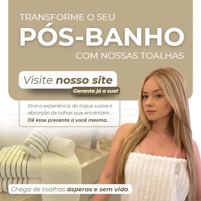 Criativo: melhores toalhas de banho