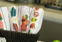 Onde colocar pano de prato na cozinha