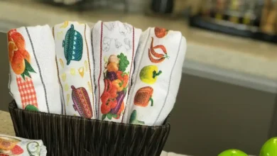 Onde colocar pano de prato na cozinha