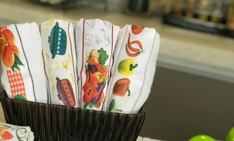 Onde colocar pano de prato na cozinha