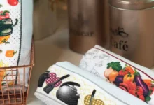 Kit de panos de prato presente para quem ama cozinhar