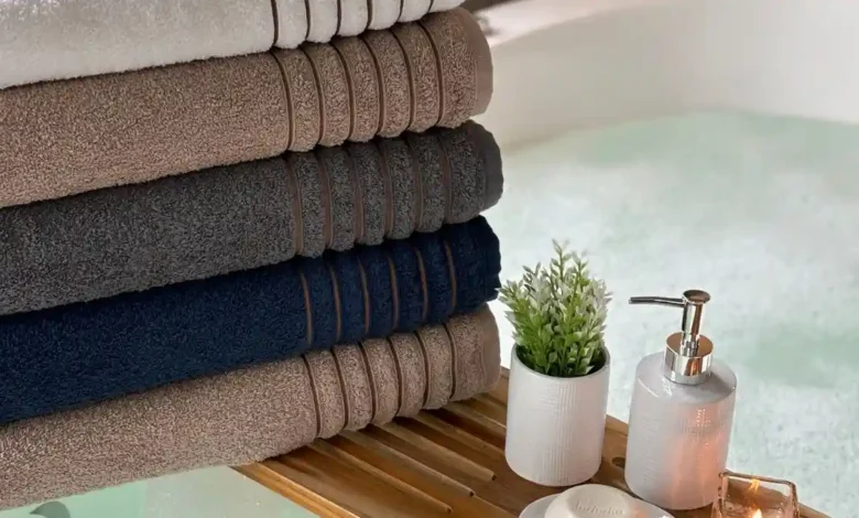 Como combinar enxoval com toalhas no banheiro