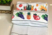 Como guardar pano de prato para não amarelar