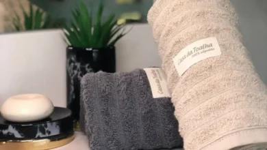 Altura ideal para porta-toalha de rosto