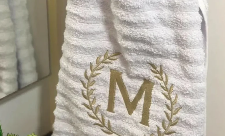Como lavar toalha personalizada ou bordada